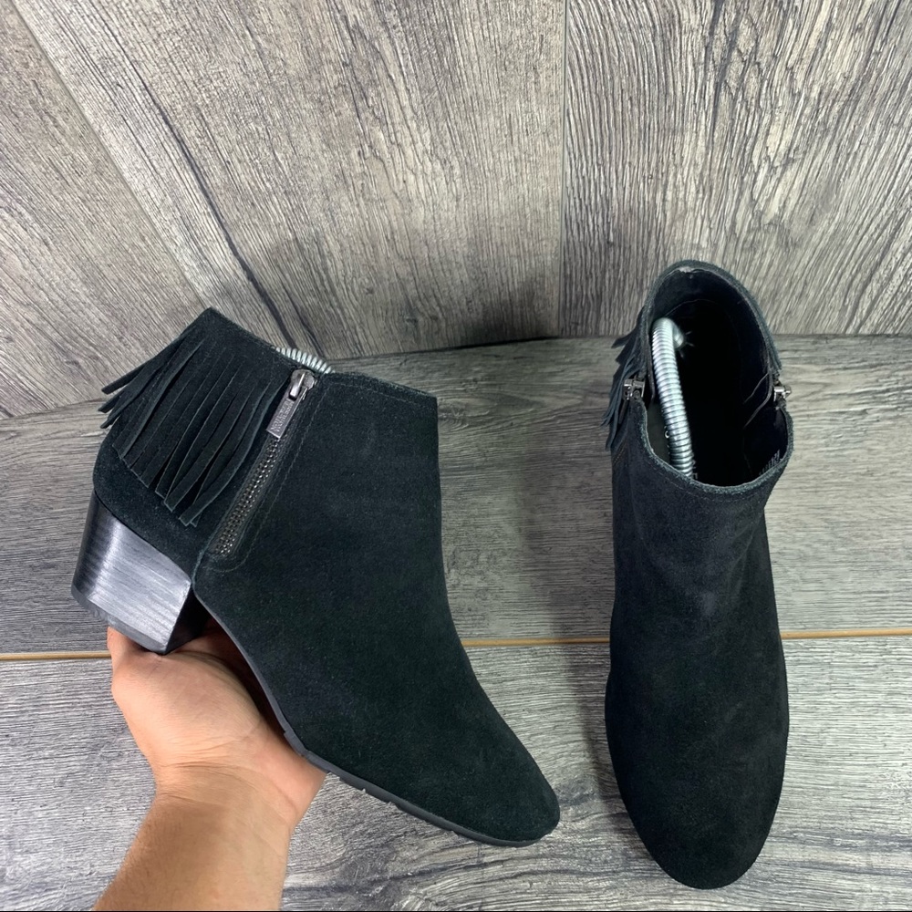 Kenneth Cole Reaction Women’s Pilates Suede Bootie Black Size 9